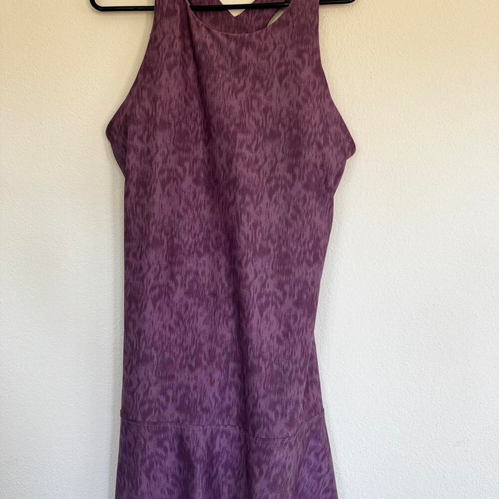 Purple etonic sports dress activewear
